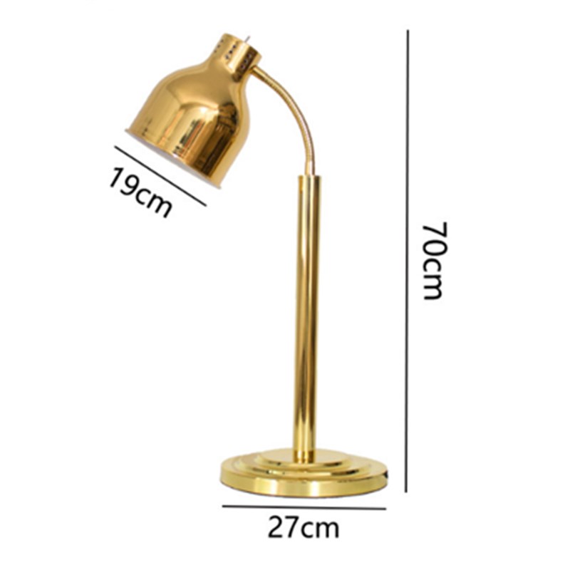 现代简约自助g餐厅熟食酒店保温加热台灯商超披萨烤肉店单保暖台
