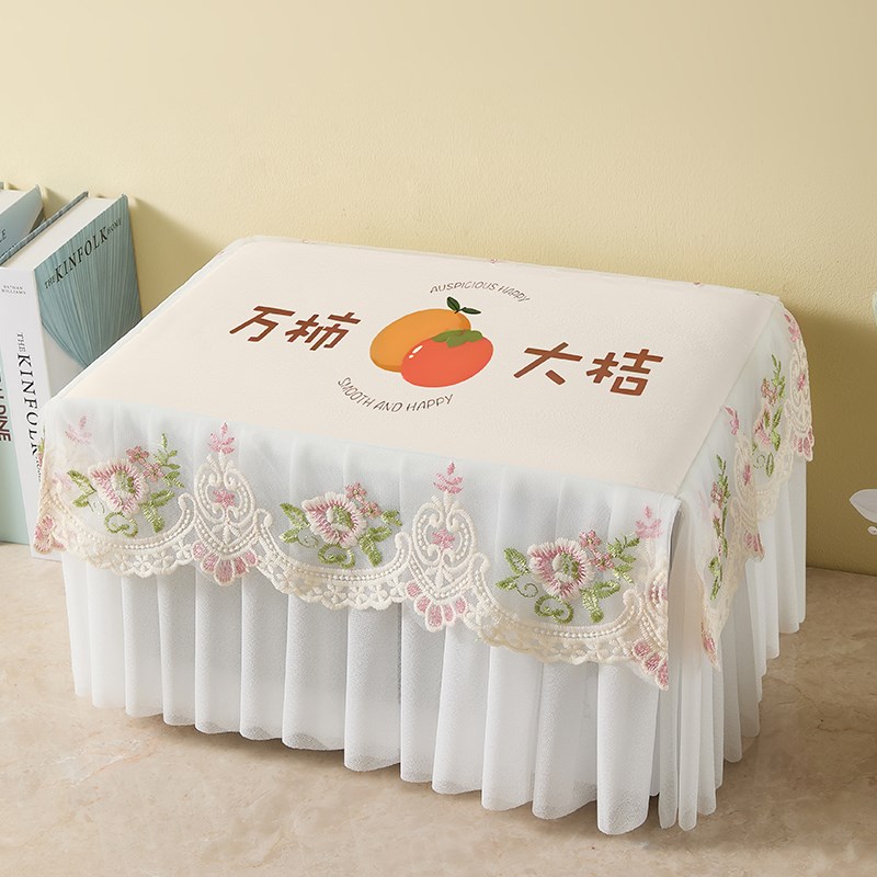 微波炉盖罩防尘罩打印机盖布防油罩C子2025新款烤箱通用防尘布定