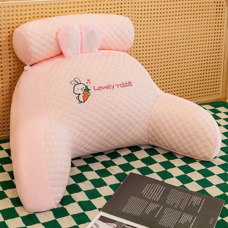 护腰手机枕靠枕床头抱学生宿舍靠背床上玩靠垫P软包大看书睡觉枕