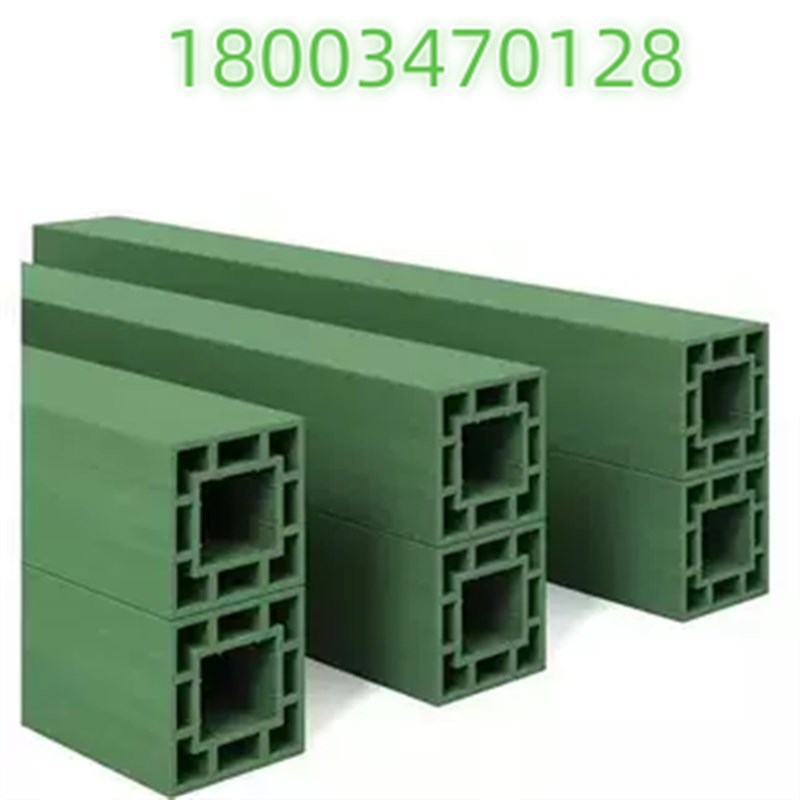 回现货塑料枕木垫木军p绿色复合字形复合型材木方防潮防腐枕木