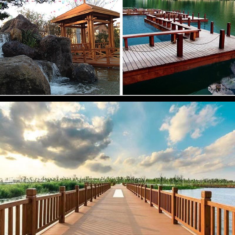 防腐木户外庭院地板木条龙骨实木板樟子松M木方农庄墙板柱子可定