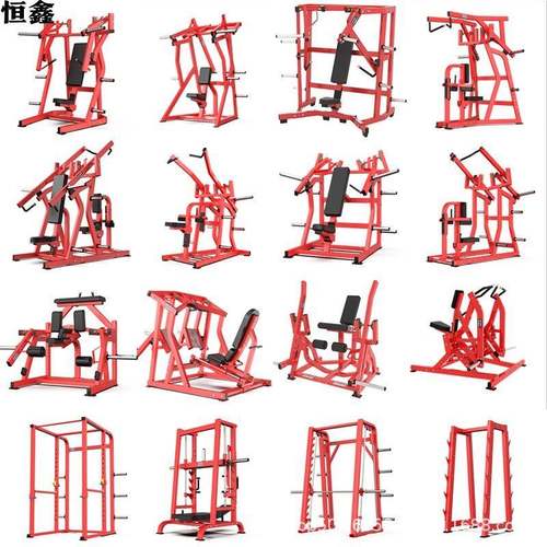 悍马健身房器材高位下拉训练器平卧推胸推肩蹬腿二头肌腹肌训练器