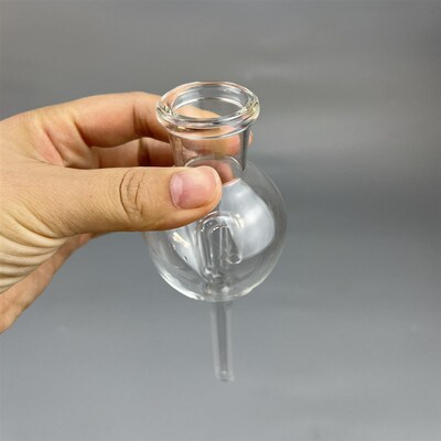 玻璃盖氏漏斗液封漏斗气体饱和漏斗耐高温玻璃漏斗60ml100ml