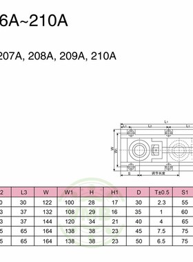 钢板调节座涨紧调心滑块UCTM205A 206 207 轴承座输送流水线滚筒