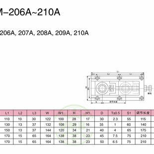 钢板调节座涨紧调心滑块UCTM205A 206 207 轴承座输送流水线滚筒