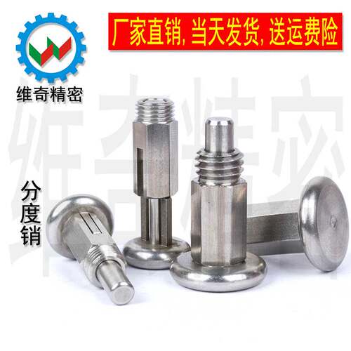 分度销 分度螺栓 定位销 RS M10*1-6 M12*1.75-7 旋钮柱塞 VCN231
