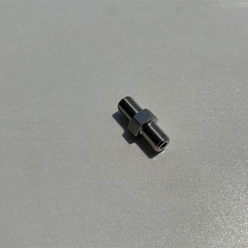 不锈钢316L接头 M10x1 对丝 双外丝 两边外螺纹 中间外六角 直接