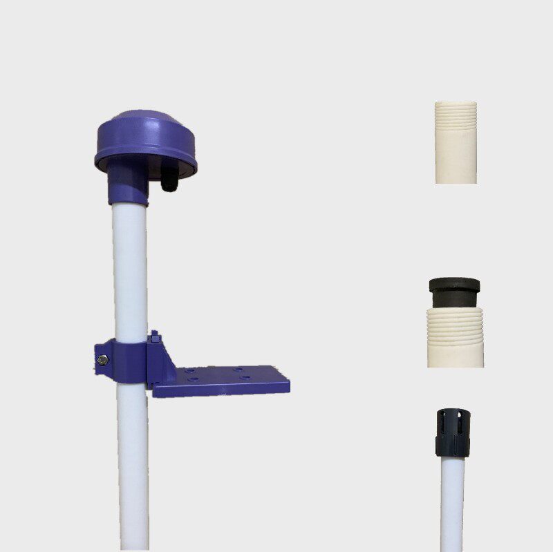 四氟PH计电极支架沉入式支架工业PH计支架PH探头保护管探头接线盒