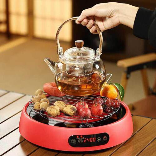 福也新款围炉煮茶器电陶炉家用煮茶炉网红大功率电磁炉烧水泡茶壶