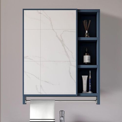 太空铝式浴室镜柜k浴室柜组合化妆室收纳箱镜子化妆室镜柜小户型