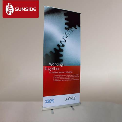 供应易拉宝 全铝合金易拉宝 加厚易拉宝 出口型80X200厂家直销