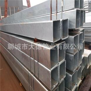 厂家矩形热镀锌方管 国标Q235B 幕墙方矩管 热镀锌方钢 大口径