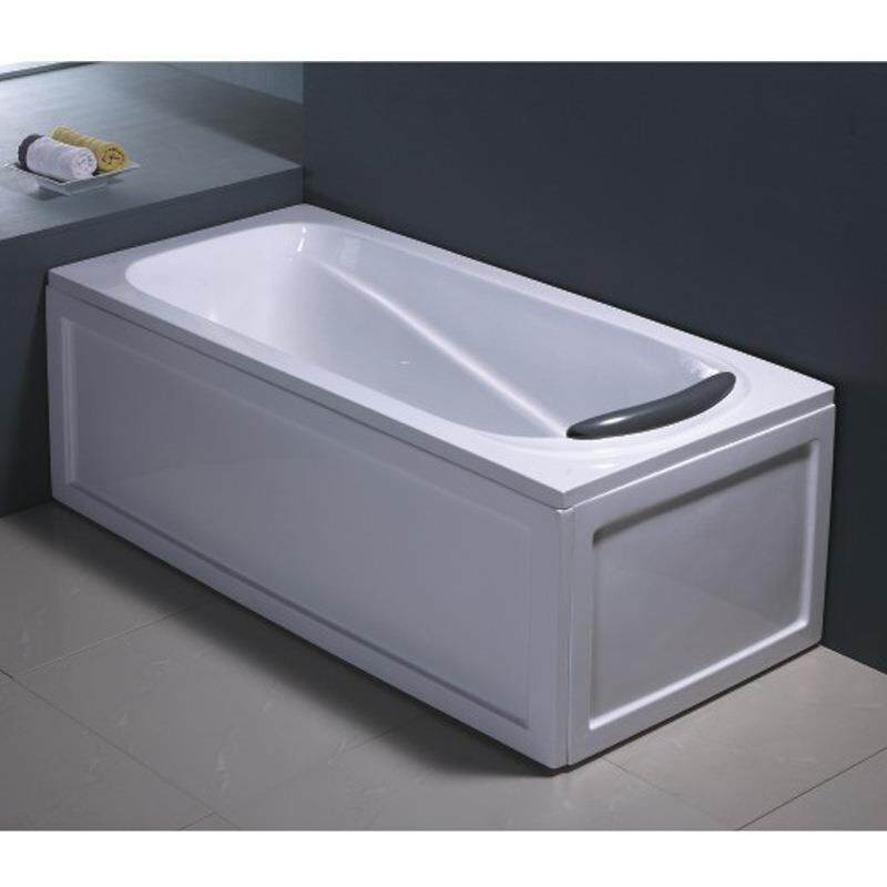 供应经典款式亚克力裙边浴缸冲浪按摩 apron bathtub with wall