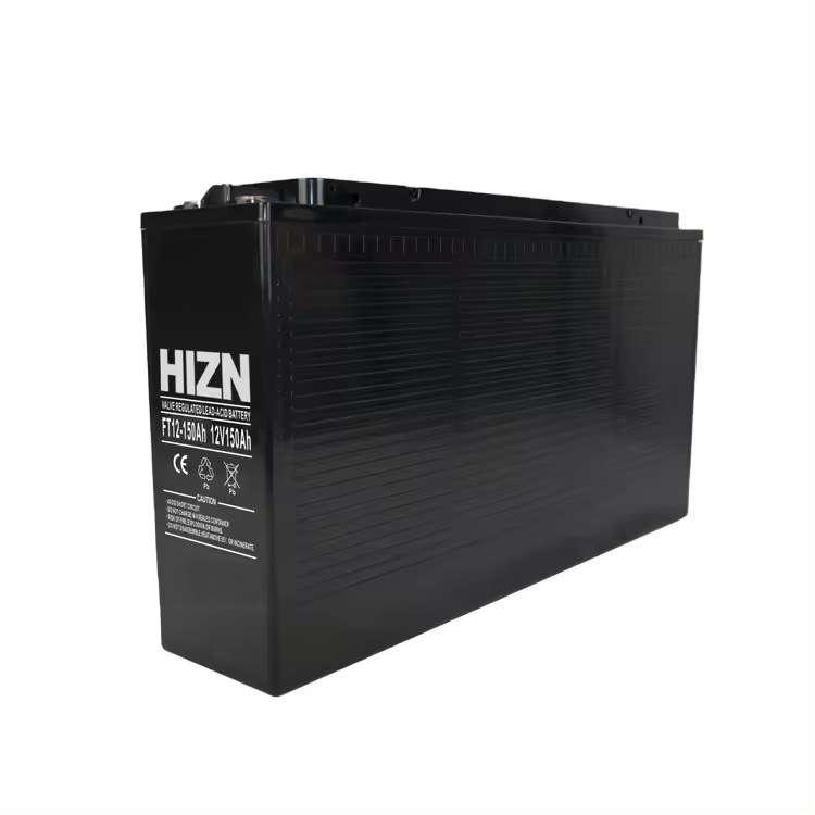 12V150AH前置端子狭长型免维护铅酸蓄电池Front terminal battery
