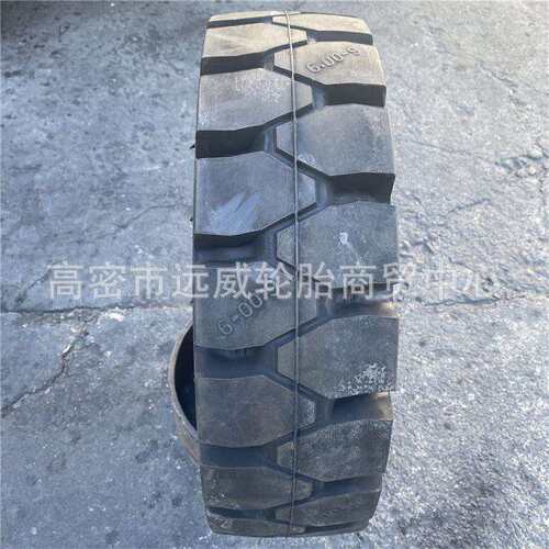 朝阳600-9650-10叉车实心轮胎250-10700-9825-12工业轮胎两块花纹