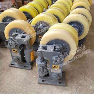 立井提升容器用单轮滚轮罐耳 液压缓冲器L45单轮滚轮罐耳