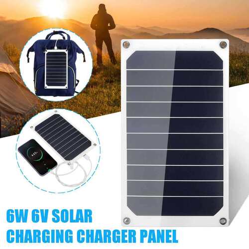 厂家直销 5V5W户外便携式太阳能板 sunpower太阳能手机充电器