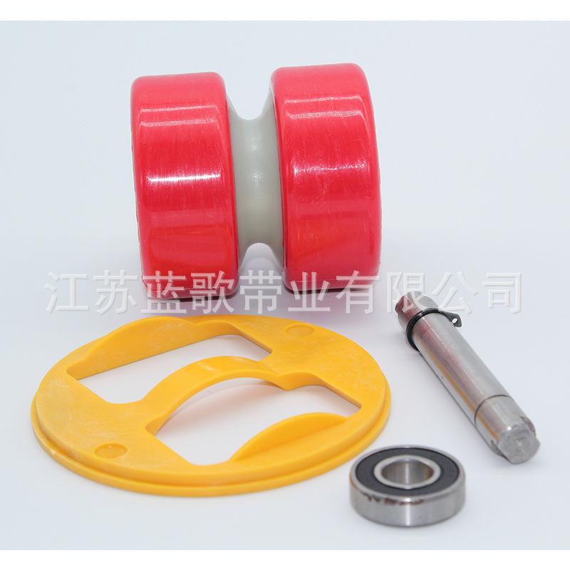 物流分拣机摆轮 斜摆轮自动分拣 聚氨酯斜摆轮江苏厂家