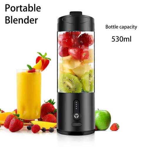 跨境便携榨汁机小型随行杯搅拌机USB充电果汁机Portable Blender