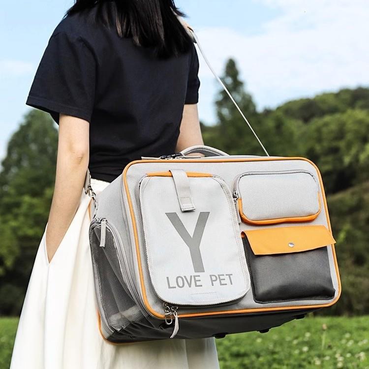 猫包外出便携猫咪背包宠物外出狗狗外带双肩包高颜值透气猫猫箱子