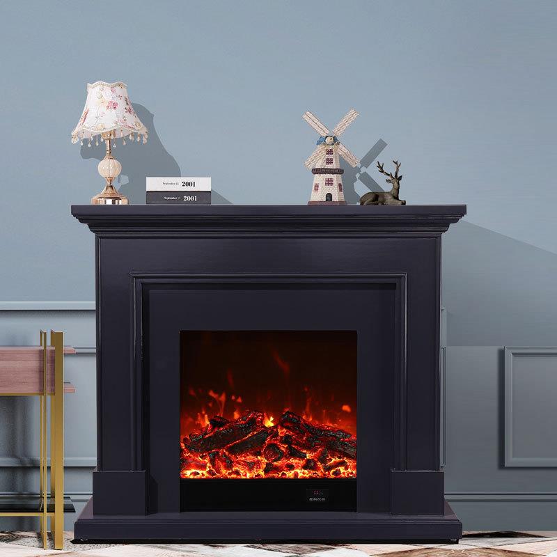 【折扣价】1.2米简约美式实木壁炉装饰柜架欧式客厅取暖器家用仿