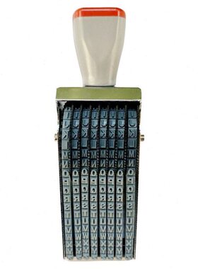 5MM字8可调高英文字母 日数字号打码机期批可调位 期日75章位数位