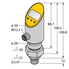 图尔克PS400R-504-LI2UPN8X-H1141/3GD 001R 001V 003V 025 016A