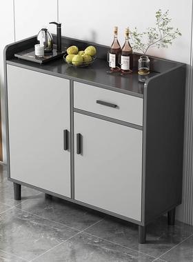 茶水柜子储物柜餐边柜现代简约客厅靠墙一体边柜置物柜家用收纳柜