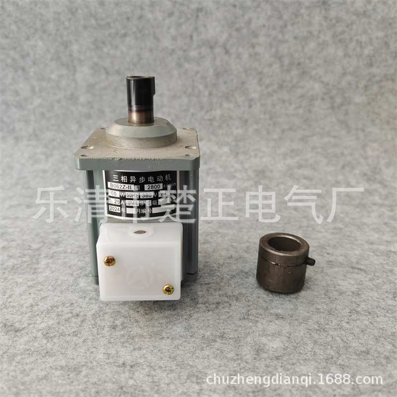 B062Z三相异步电动机B062Z-II 60W微型液压异步抱闸电机AC380V
