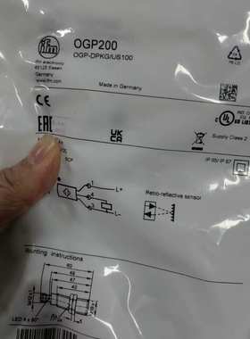 IFM易福门光电开关OGP100  OGP200