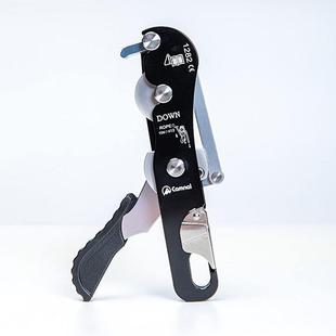 工厂户外攀岩缓降救生装 备保护速降器防慌乱Stop手控下降器防恐慌