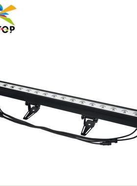 广州LED洗墙灯 18颗3瓦RGB灯珠 可点控可染色舞台背景投光灯