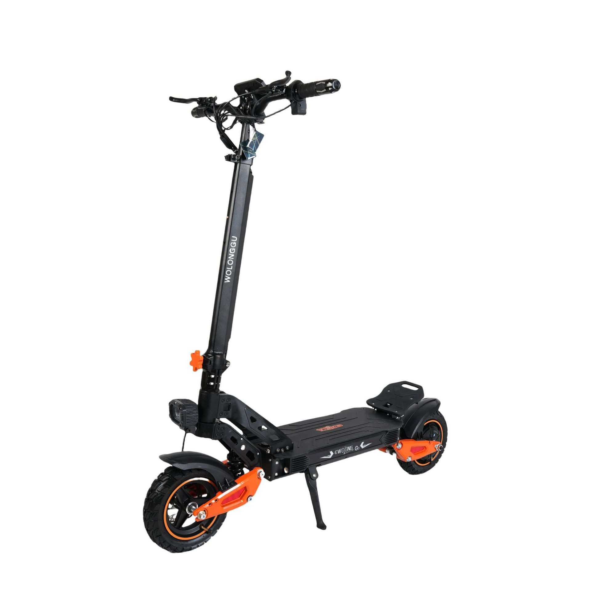 11寸成人越野电动滑板车高速越野锂电池折叠式双驱动高速代步车