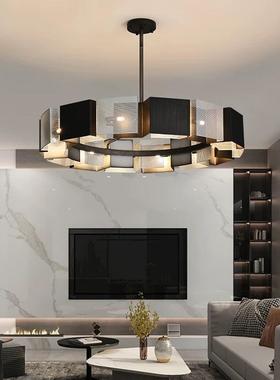 北欧后现代咖啡馆会议室吧台圆形玻璃球铁艺LED玻璃分子极Lighti