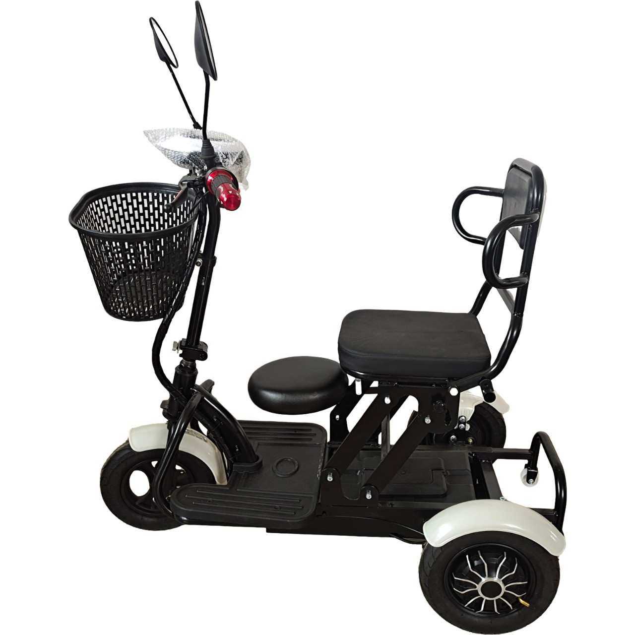 pDT折叠老年三轮代步车电动三轮车家用残疾人电电瓶车老年代步