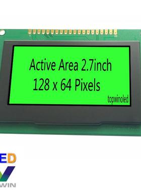 2.7寸oled液晶模块2.7英寸绿光2.8寸TW28642270B03厂家2.7寸绿色
