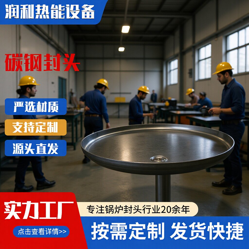 出售椭圆封头管帽堵头蝶形封头不锈钢封头大口径碳钢平底冲压封头