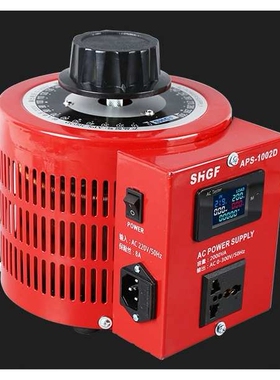 广伐交流调压电源1000W可调0-300V可调APS-1001D多功能表电流电压