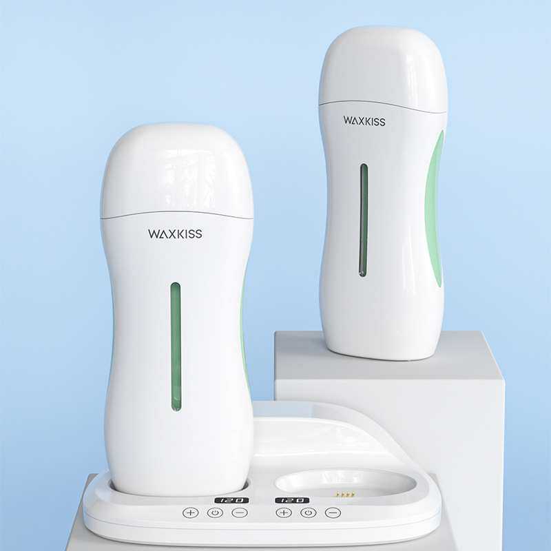 OEM定制加热器手持式双支装蜡机磁吸熔蜡机蜜蜡脱毛蜡豆融蜡器