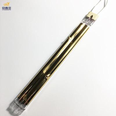Infrared lamp双管半镀金1.5KW240MM双管镀金塑胶固化 IR加热灯管