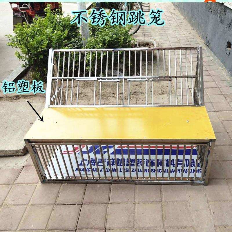 笼用具进不出鸽子只笼进不锈钢信鸽跳出门放飞赛鸽跳笼用品鸽舍