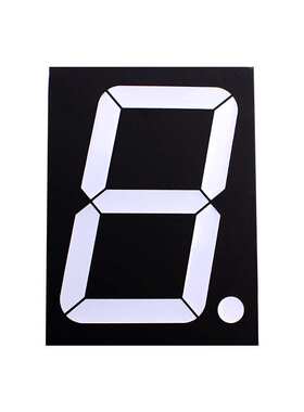 LED数码管 8英寸红色字体 共阳极蓝色数码管生产HOUKEM-80011-BB