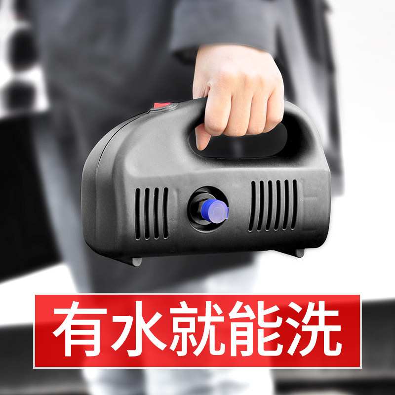洗车神器高压家用洗车机器12V便携无线车载水泵刷车清洗机洗车泵