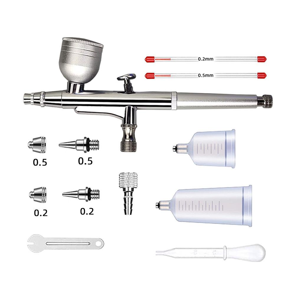 外调式HD-131美工喷笔多口径胭脂喷枪喷笔套装模型喷笔配件套装