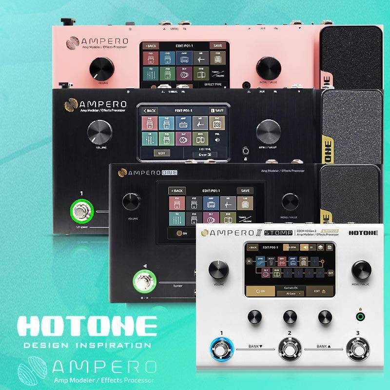 Hotone Ampero one Stomp II mini Stage电吉他综合效果器2代贝斯