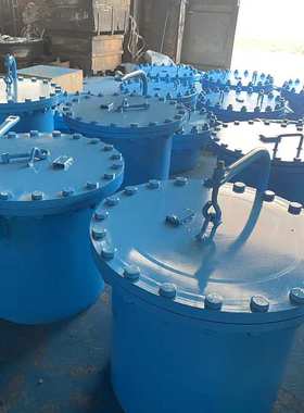 吊盖带颈对焊法兰人孔HG/T21524-2014碳钢DN600钢制螺纹焊接式