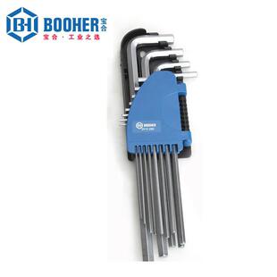 Booher宝合工具12件套英制特长平头内六角BH2010289