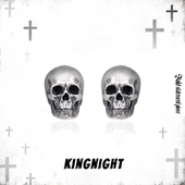 夜王 S925纯银耳钉亡灵君主暗黑做旧风耳饰耳钉耳环送生日礼物