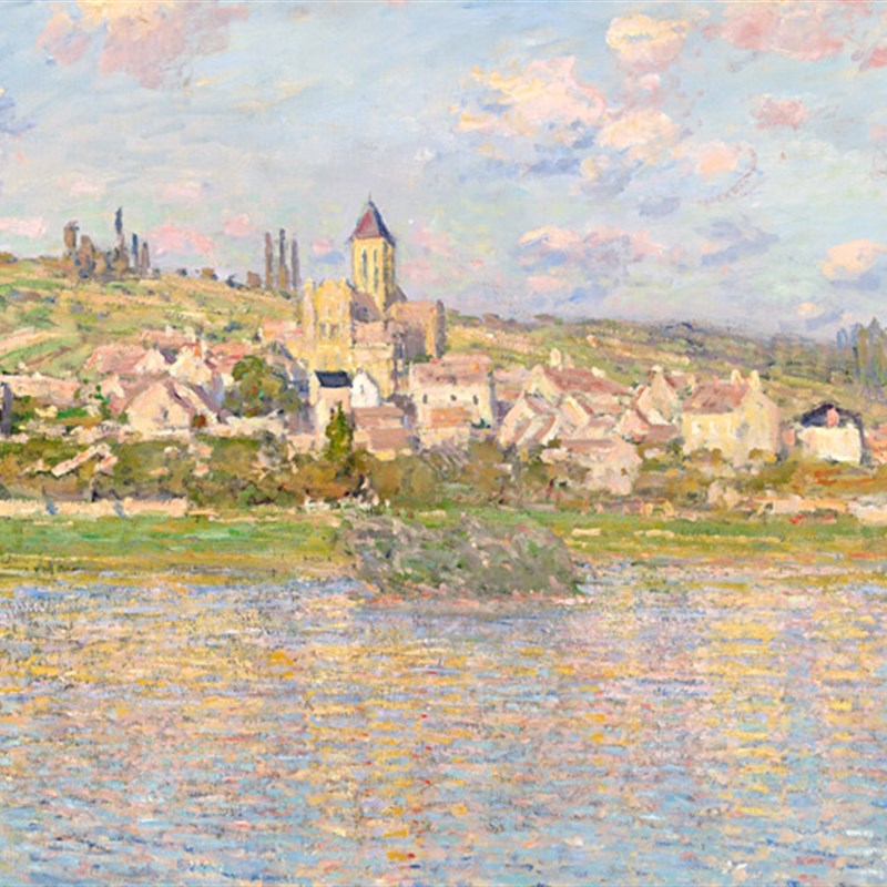 弗特伊莫奈名画客厅装饰画沙发背景画玄关油画现U代卧室饭厅墙画