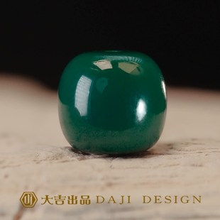 伴生矿优化仿g绿松石平替老型桶珠配珠散珠隔珠单颗珠子顶腰珠隔